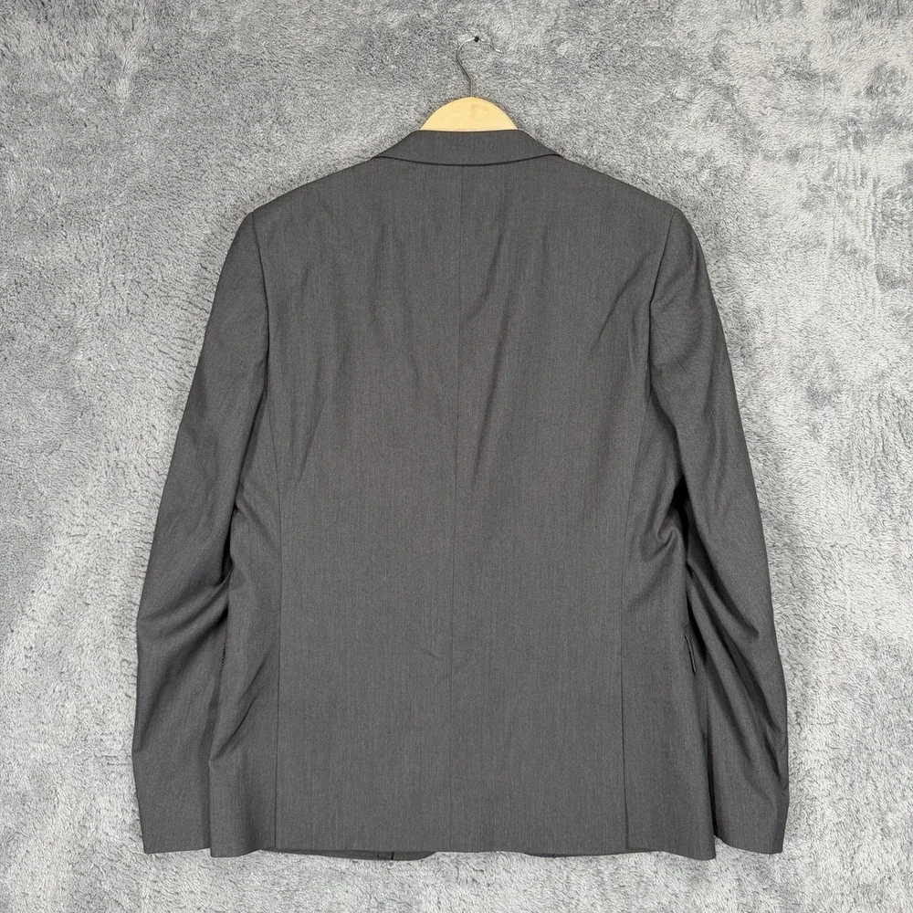 Lief Horsens‎ Blazer Mens 40R Gray Viscose Blend Stretch Jacket Sport Coat